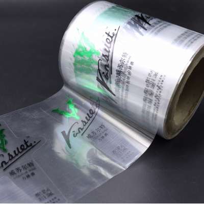 biodegradable adhesive sticker pill bottle custom design sticker label